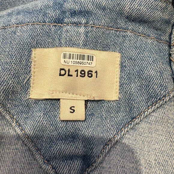 DL1961 Hepburn Maternity Overalls Women's Size Small Light Wash Blue in EUC! - Picture 4 of 8